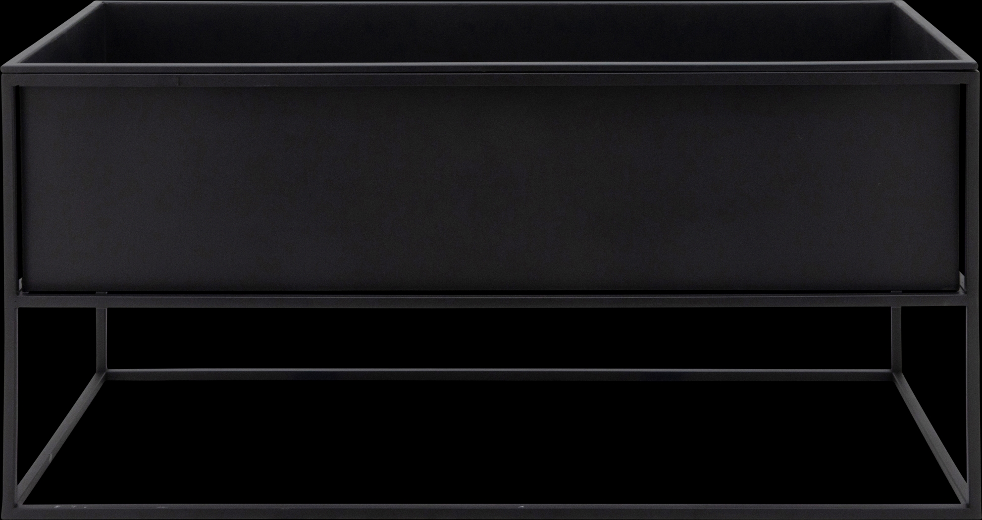 Deerrange Black Planter - Thumbnail - Image 1