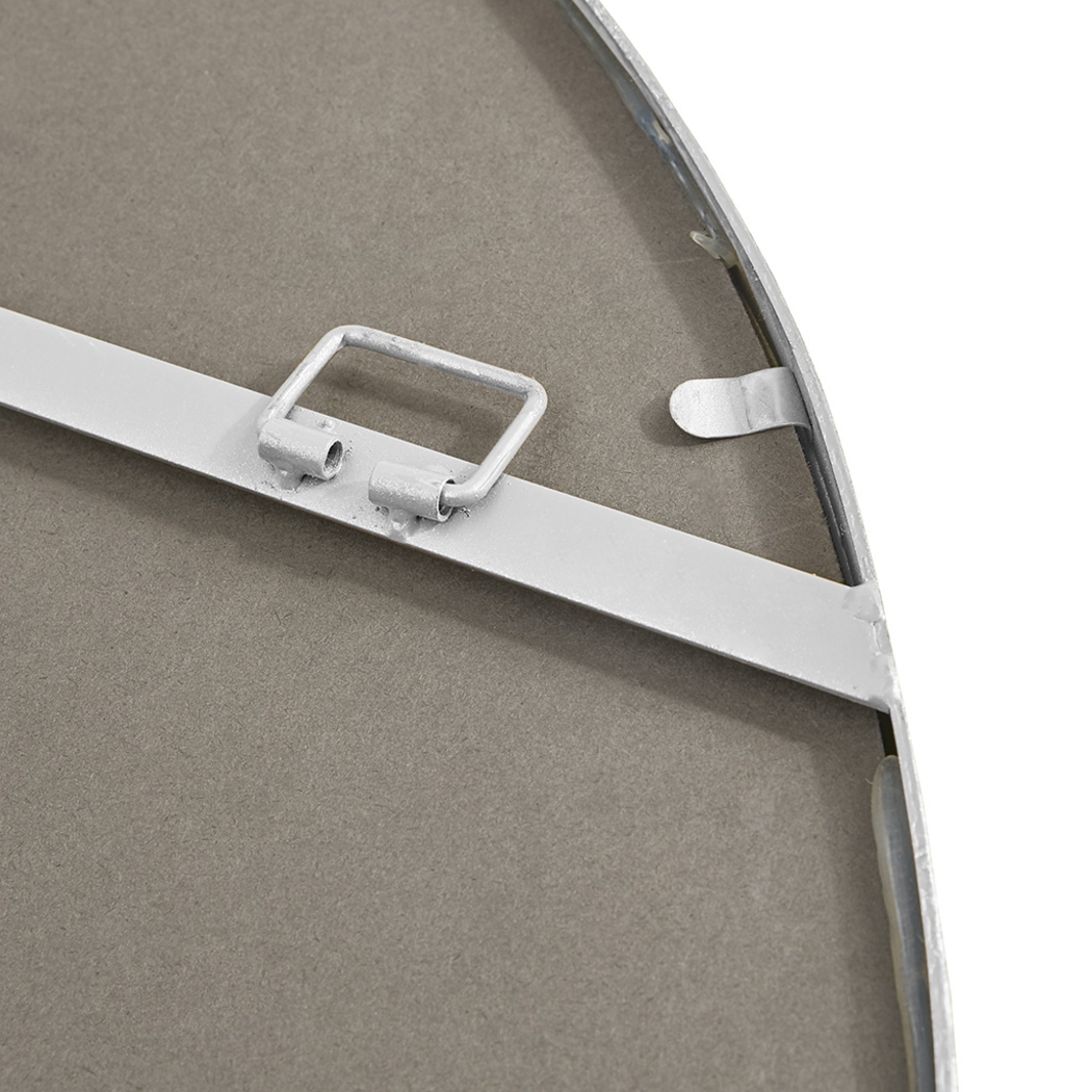 Defremery Silver Round Wall Mirror - Thumbnail - Image 2