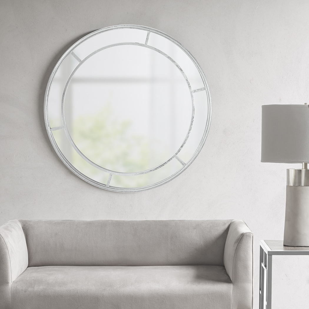 Defremery Silver Round Wall Mirror - Thumbnail - Image 5