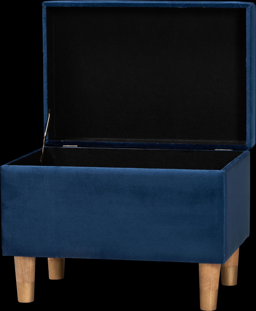 Degaris Navy Storage Ottoman - Thumbnail - Image 6