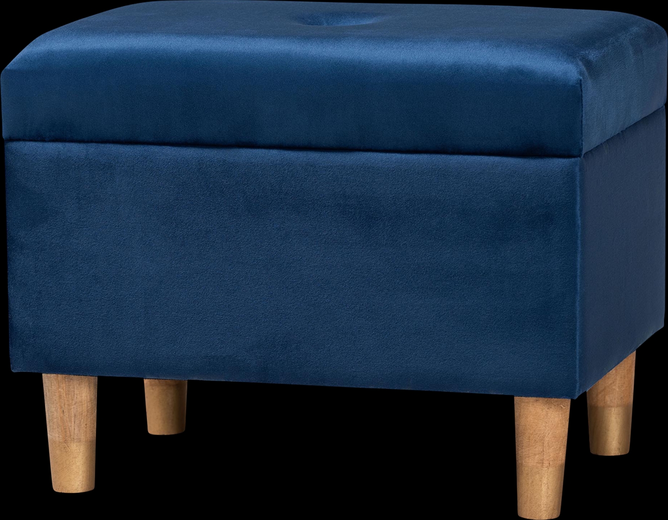 Degaris Navy Storage Ottoman - Thumbnail - Image 1
