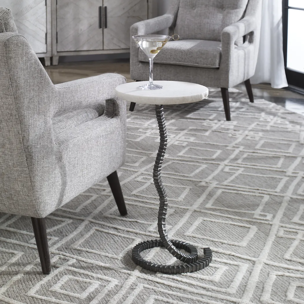 Dehaven White Accent Table - Thumbnail - Image 5