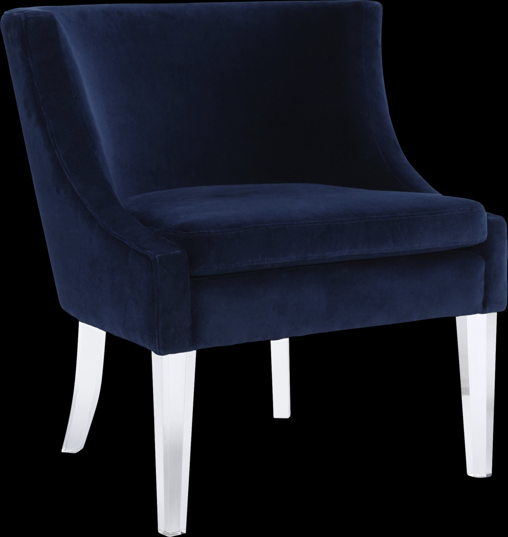 Deidre Blue Accent Chair - Thumbnail - Image 1