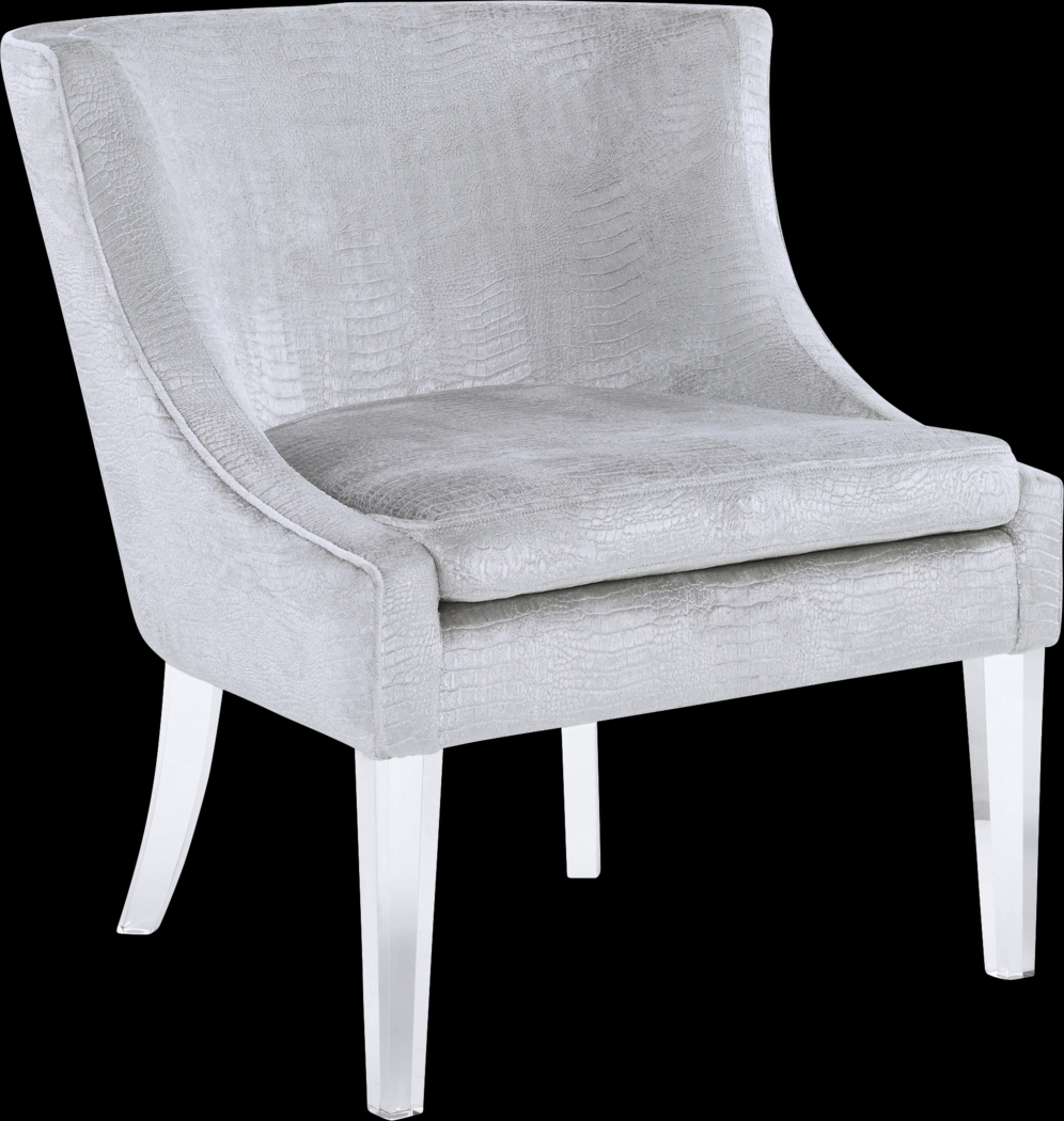 Deidre Silver Accent Chair - Thumbnail - Image 1