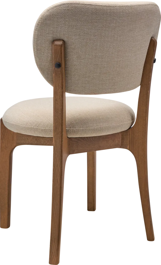 Deimo Cream Side Chair, Set of 2 - Thumbnail - Image 2