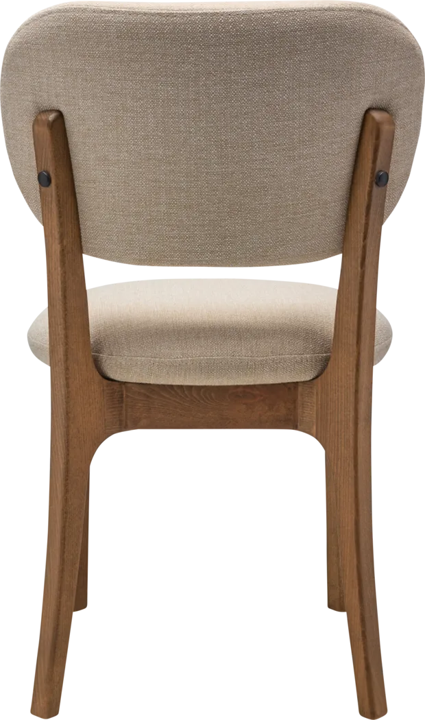 Deimo Cream Side Chair, Set of 2 - Thumbnail - Image 3