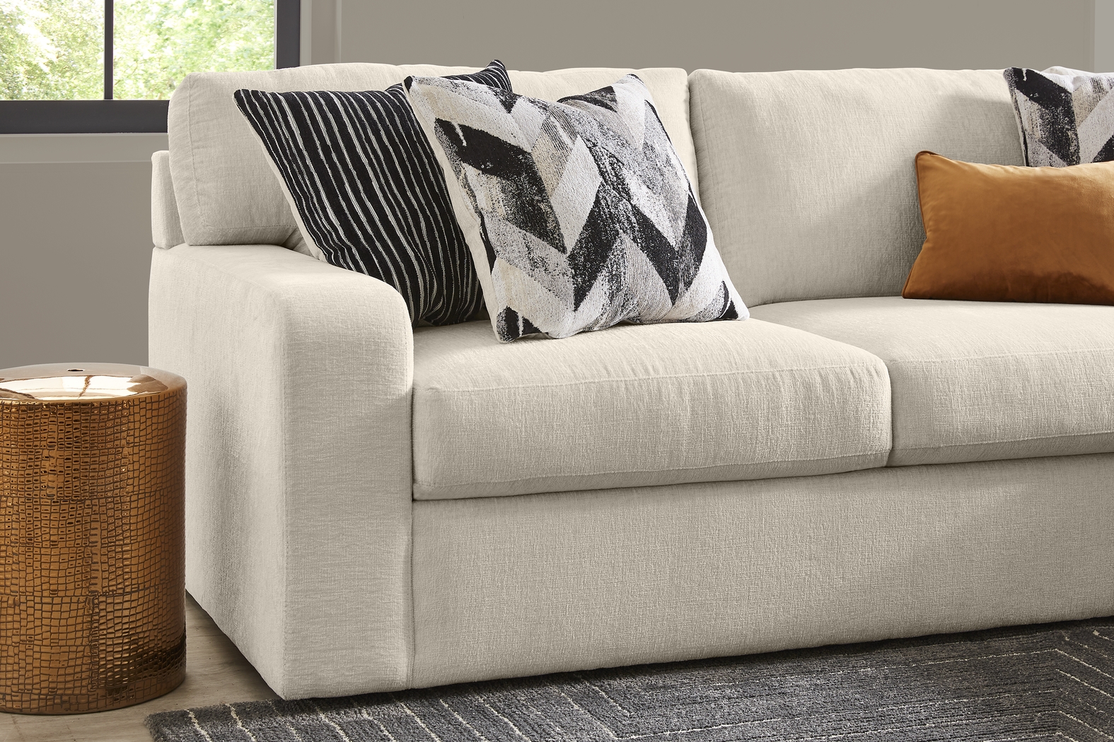 Dekker Park Beige 2 Pc Sectional - Thumbnail - Image 4