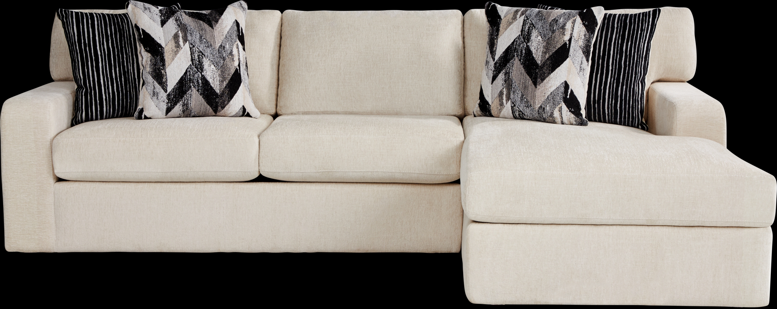 Dekker Park Beige 2 Pc Sectional - Thumbnail - Image 1