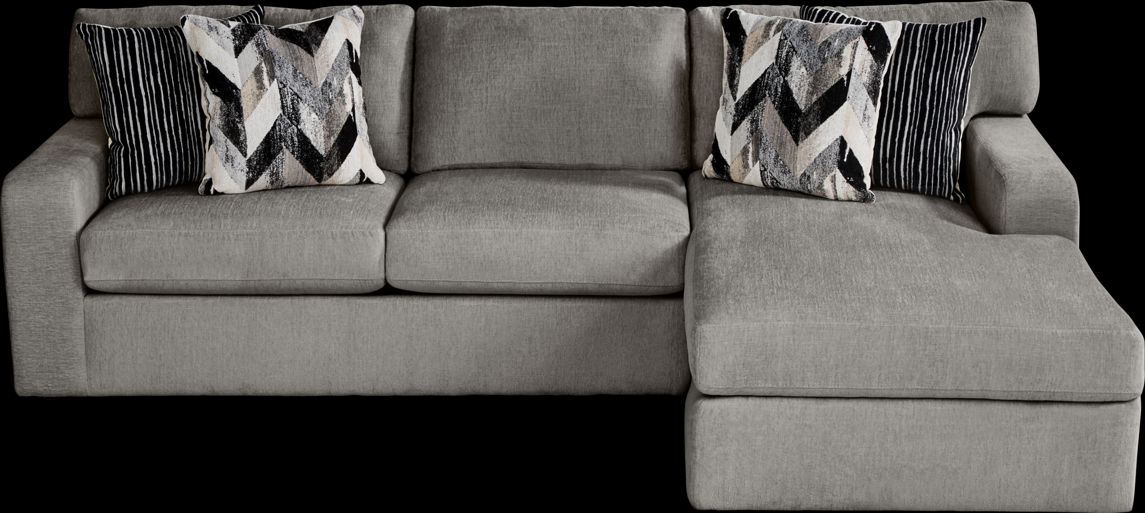 Dekker Park Gray 5 Pc Sectional Living Room - Thumbnail - Image 3