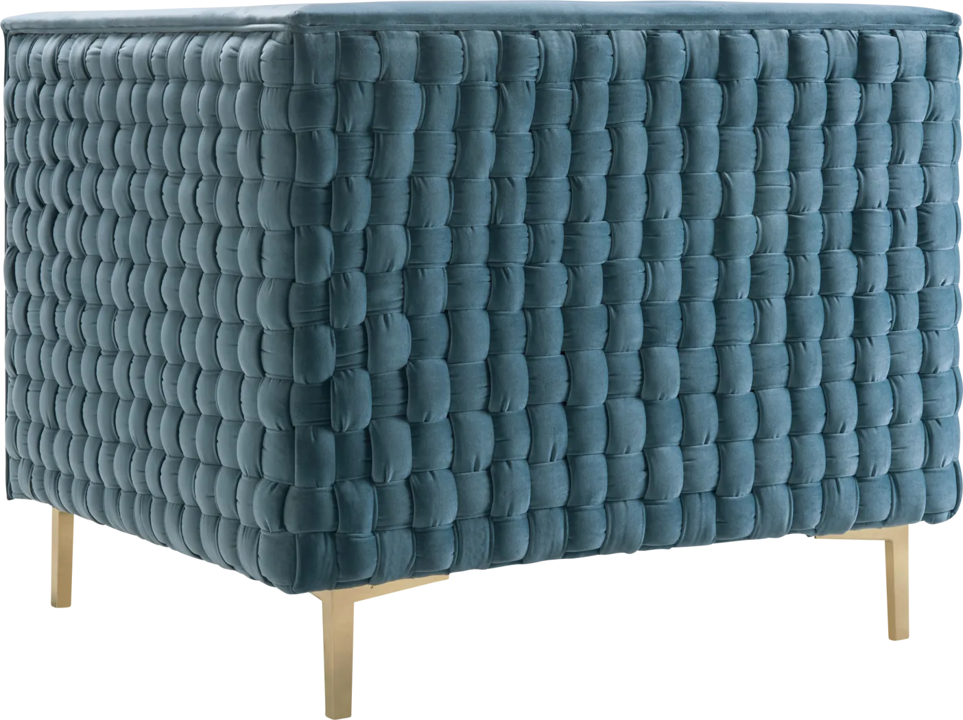 Del Ann Blue Accent Chair - Thumbnail - Image 3