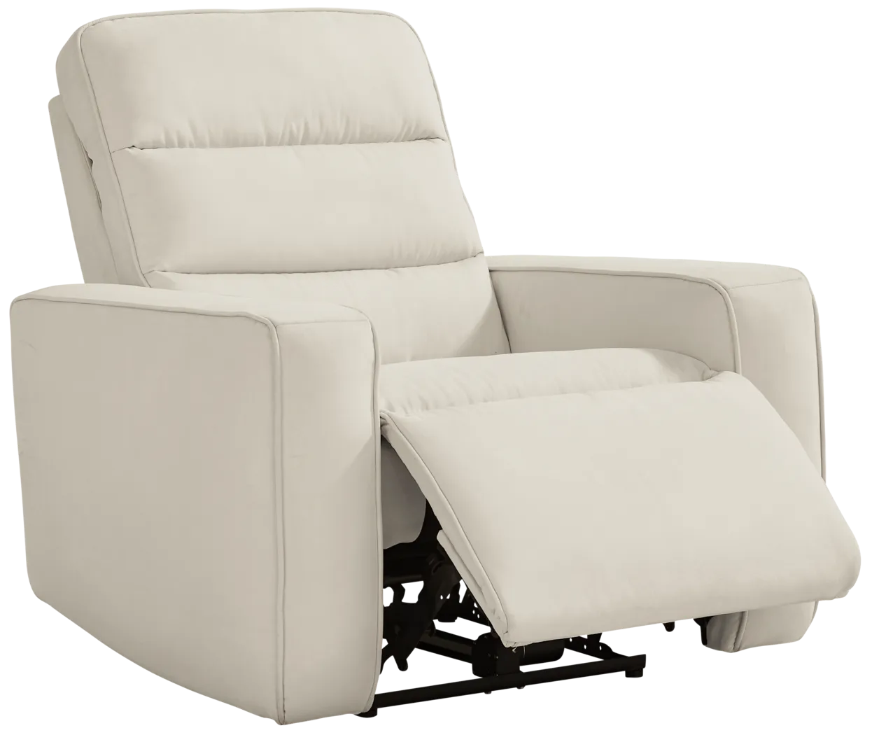 Del Mar Ivory Dual Power Recliner - Thumbnail - Image 1
