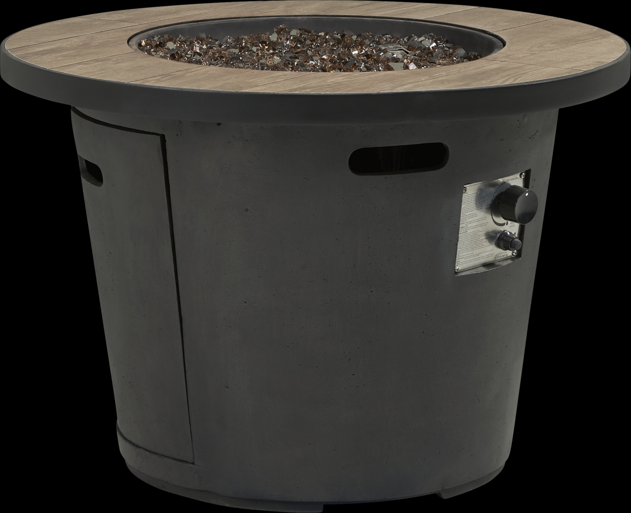 Ridgecrest Gray 5 Pc Outdoor Fire Pit Set - Thumbnail - Image 4