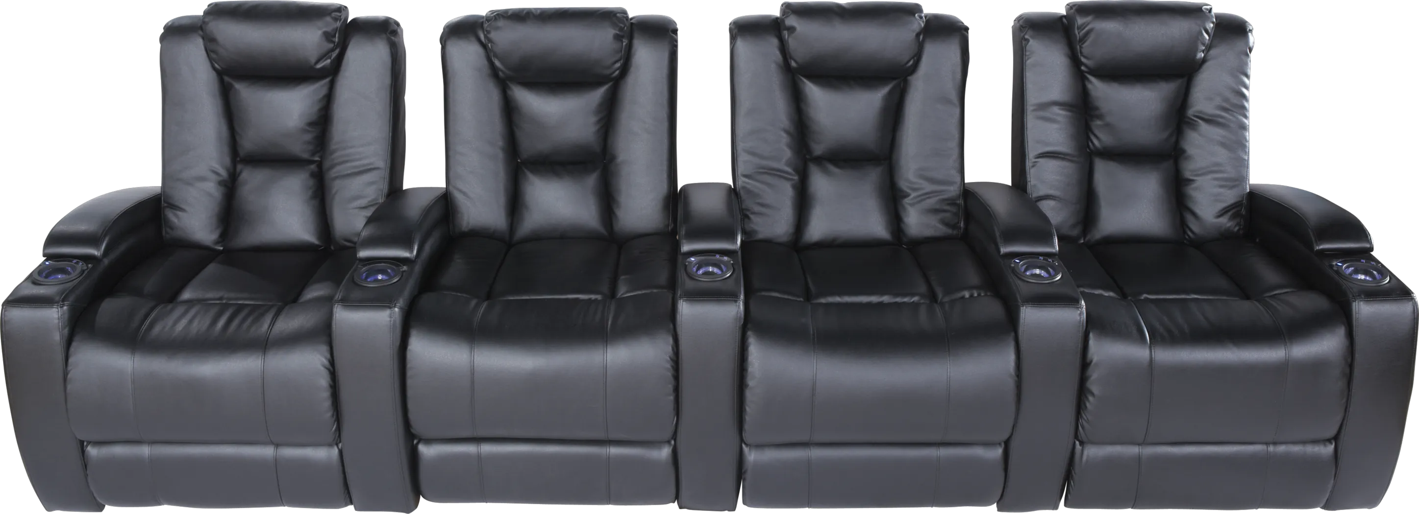 Del Rio 4 Pc Blended Leather Sectional - Thumbnail - Image 1