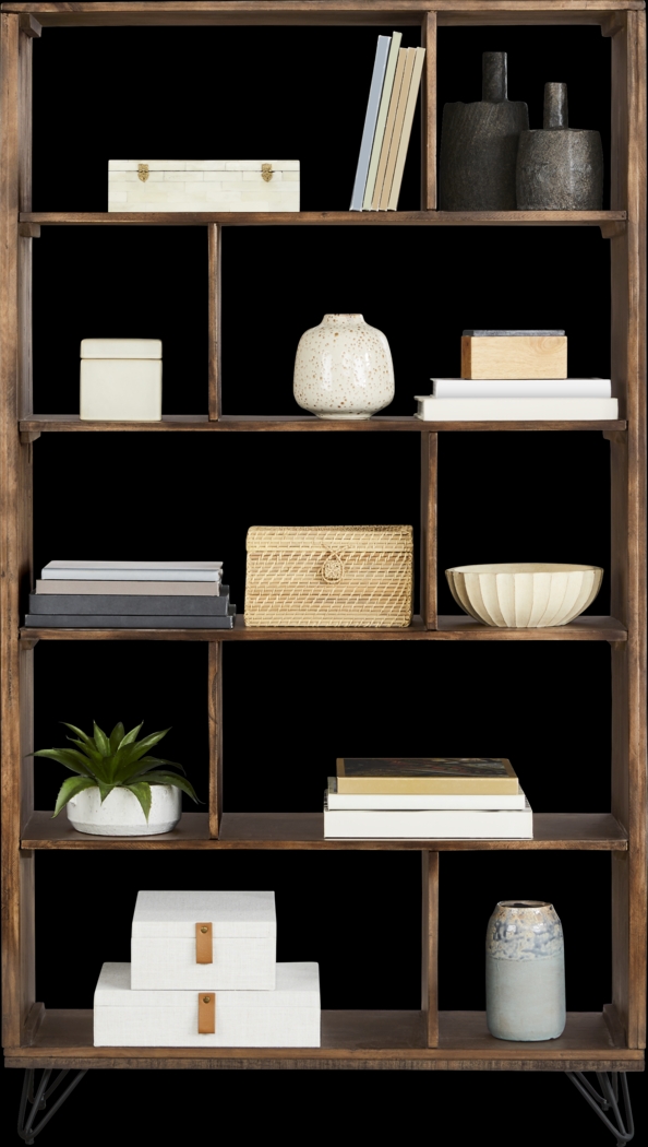 Del Sol Brown 40" Room Divider - Thumbnail - Image 1