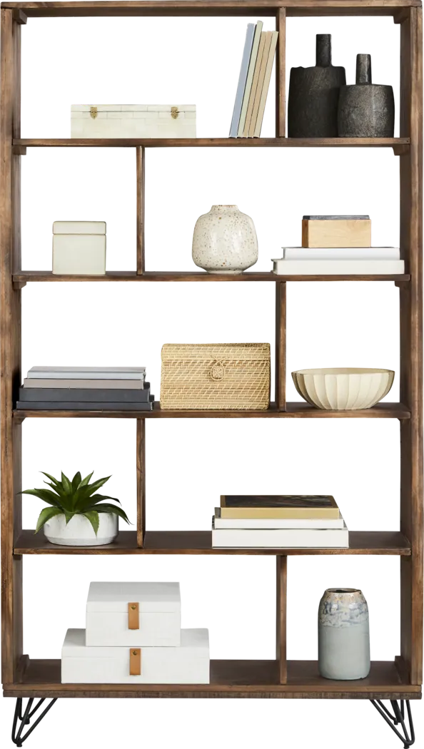 Del Sol Brown 40" Room Divider - Thumbnail - Image 1