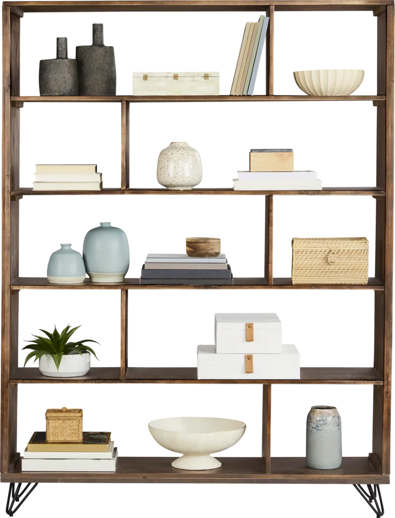 Del Sol Brown 54" Room Divider - Thumbnail - Image 1