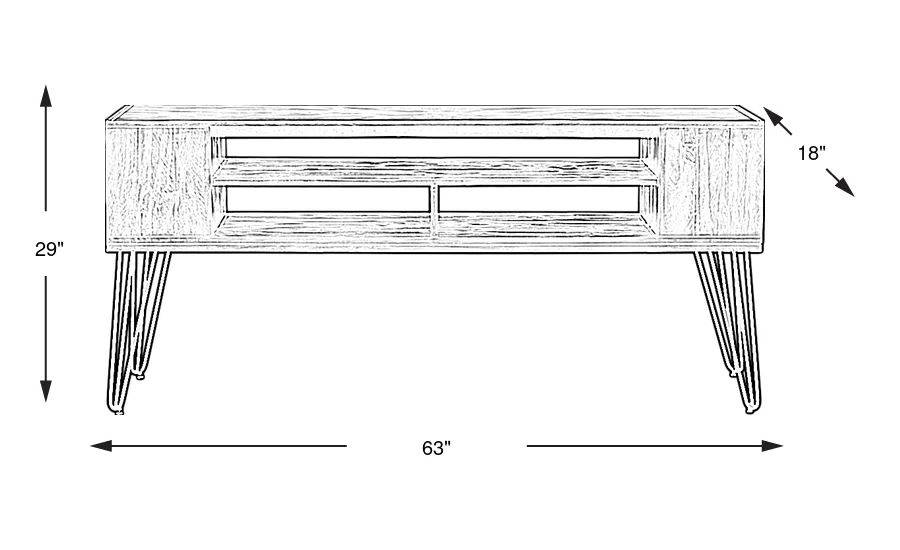 Dimension Image. Please refer to the Dimension Tab on this page for dimension details.
