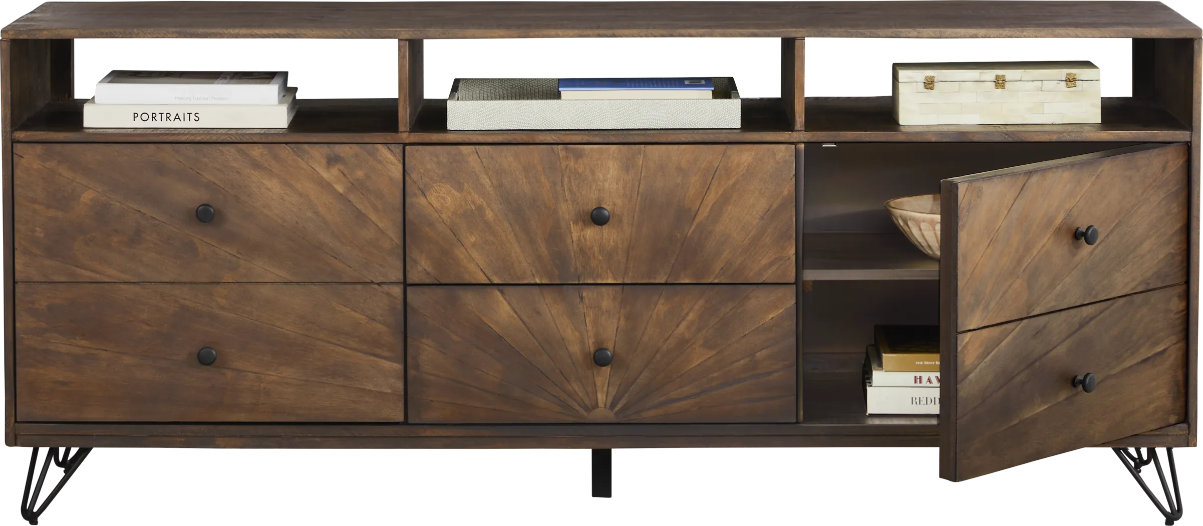 Del Sol Brown 71 in. Console - Thumbnail - Image 2