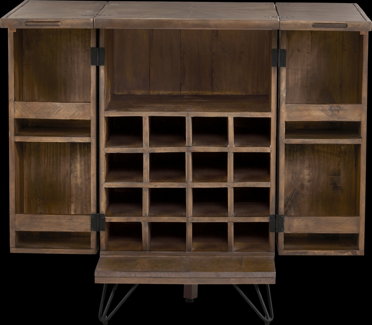 Del Sol Brown Bar Cabinet - Thumbnail - Image 2