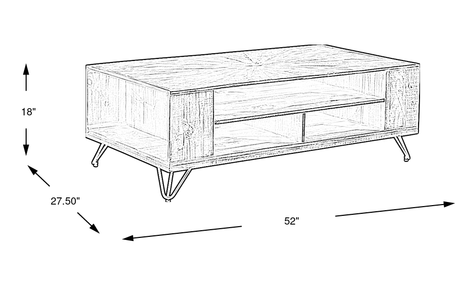 Dimension Image. Please refer to the Dimension Tab on this page for dimension details.