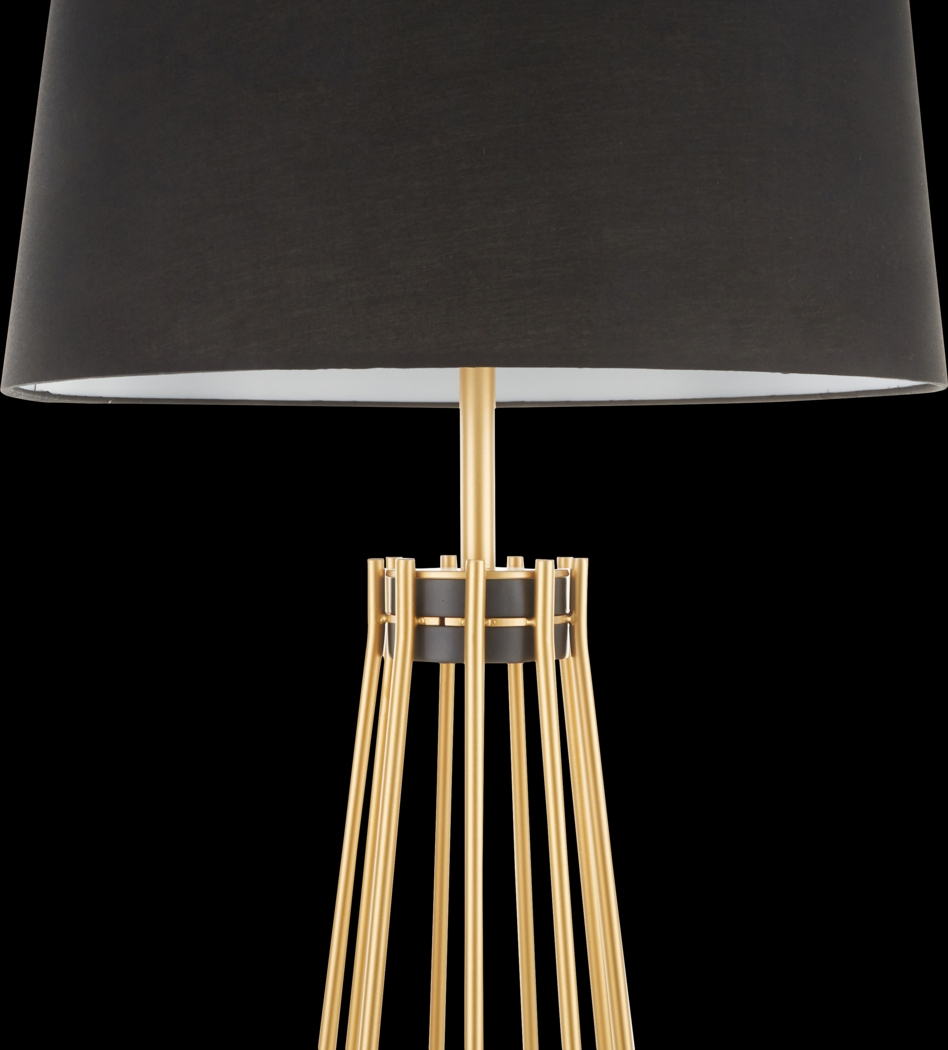 Delacroix Black Floor Lamp - Thumbnail - Image 3