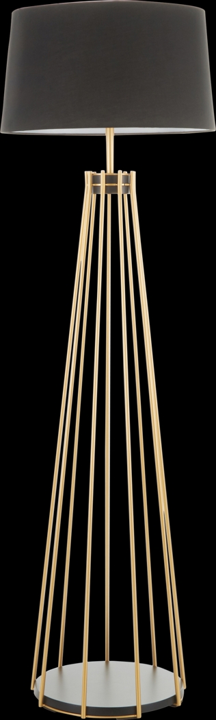 Delacroix Black Floor Lamp - Thumbnail - Image 1