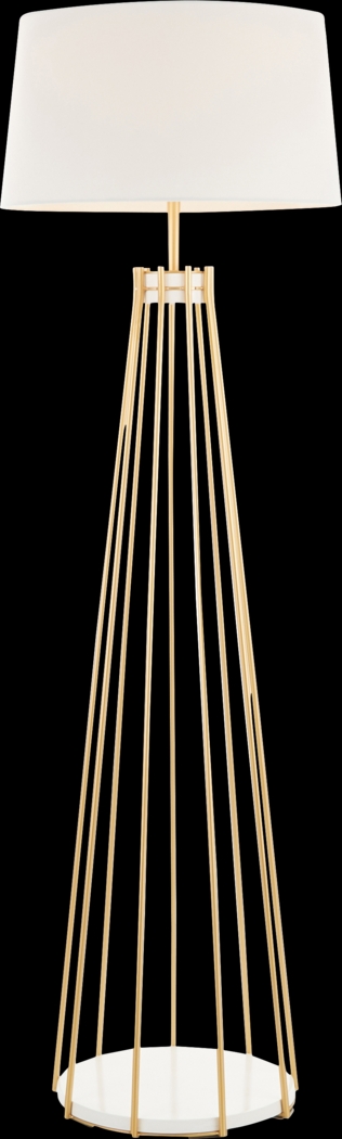 Delacroix White Floor Lamp - Thumbnail - Image 2