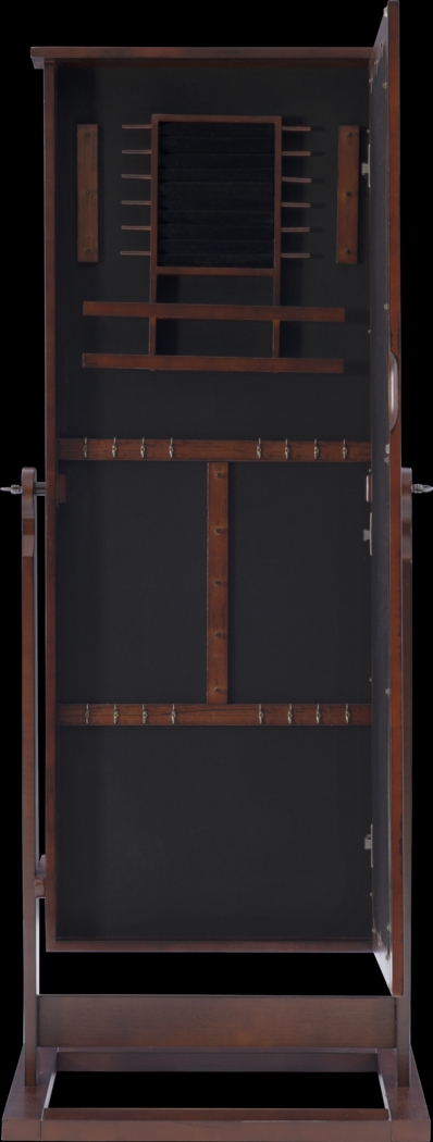 Delafield Brown Cheval Jewelry Armoire - Thumbnail - Image 8