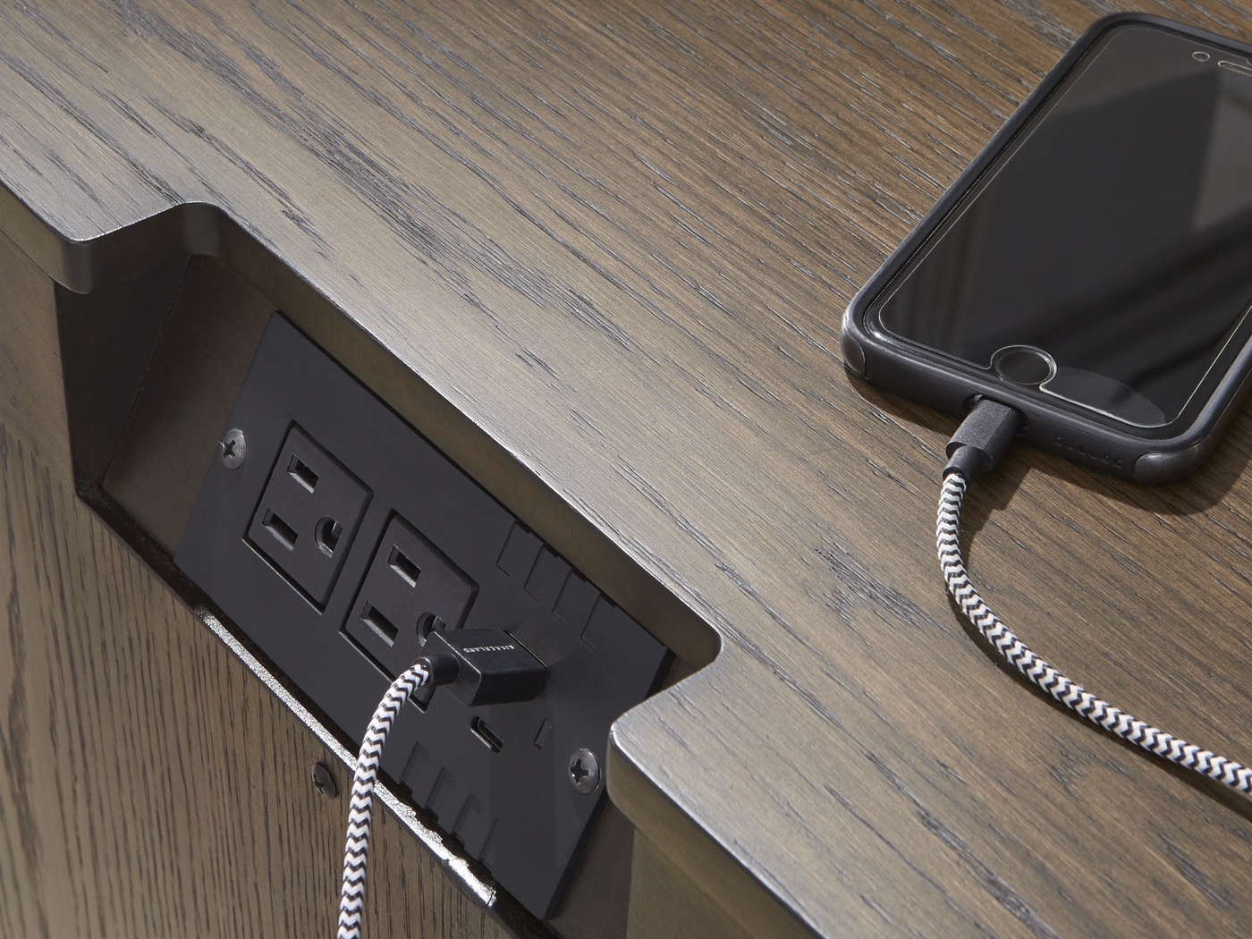 Horizon Ridge Black Leather 8 Pc Living Room with Triple Power Reclining Sofa - Thumbnail - Image 25