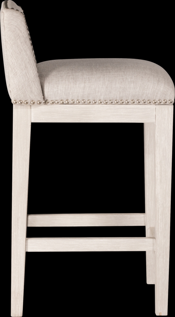 Delany White Counter Height Stool, Set of 2 - Thumbnail - Image 3