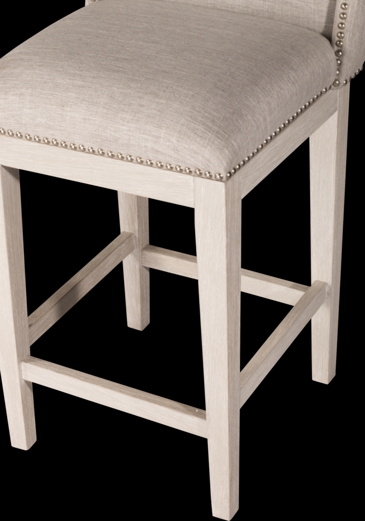 Delany White Counter Height Stool, Set of 2 - Thumbnail - Image 6