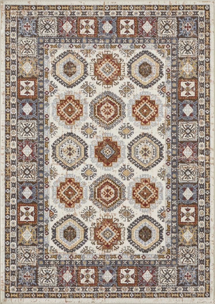 Delary Cream 7'10 x 9'10 Area Rug - Thumbnail - Image 1