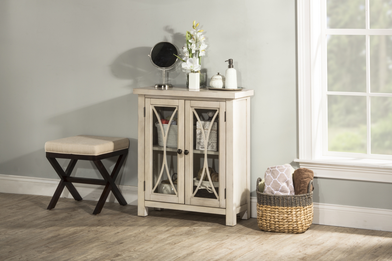 Delavan Beige Accent Cabinet - Thumbnail - Image 4