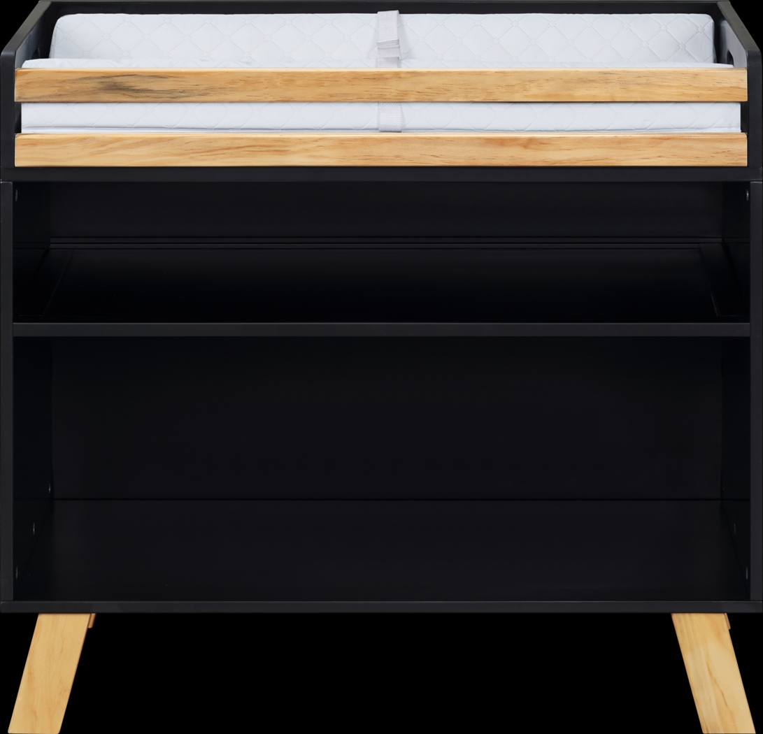 Delavan Black Changing Table - Thumbnail - Image 1