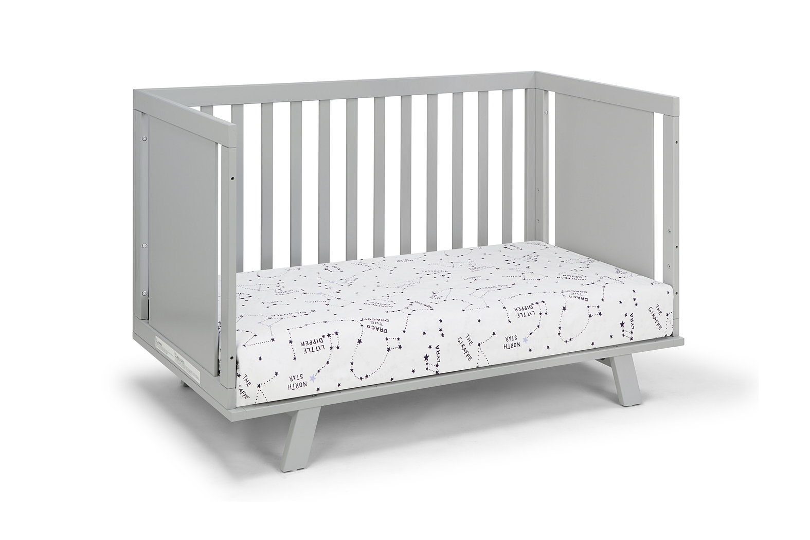 Kids Delavan Gray Crib - Thumbnail - Image 3