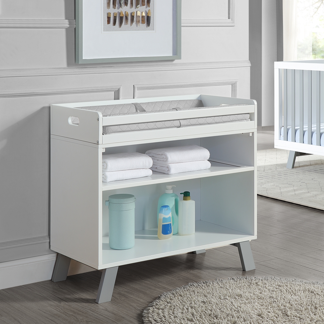 Kids Delavan White Changing Table - Thumbnail - Image 7