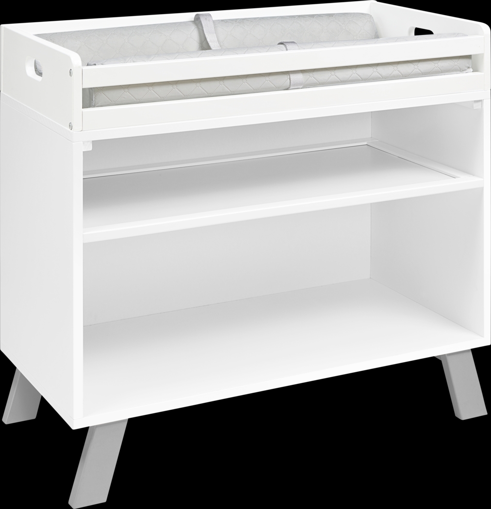 Kids Delavan White Changing Table - Thumbnail - Image 1