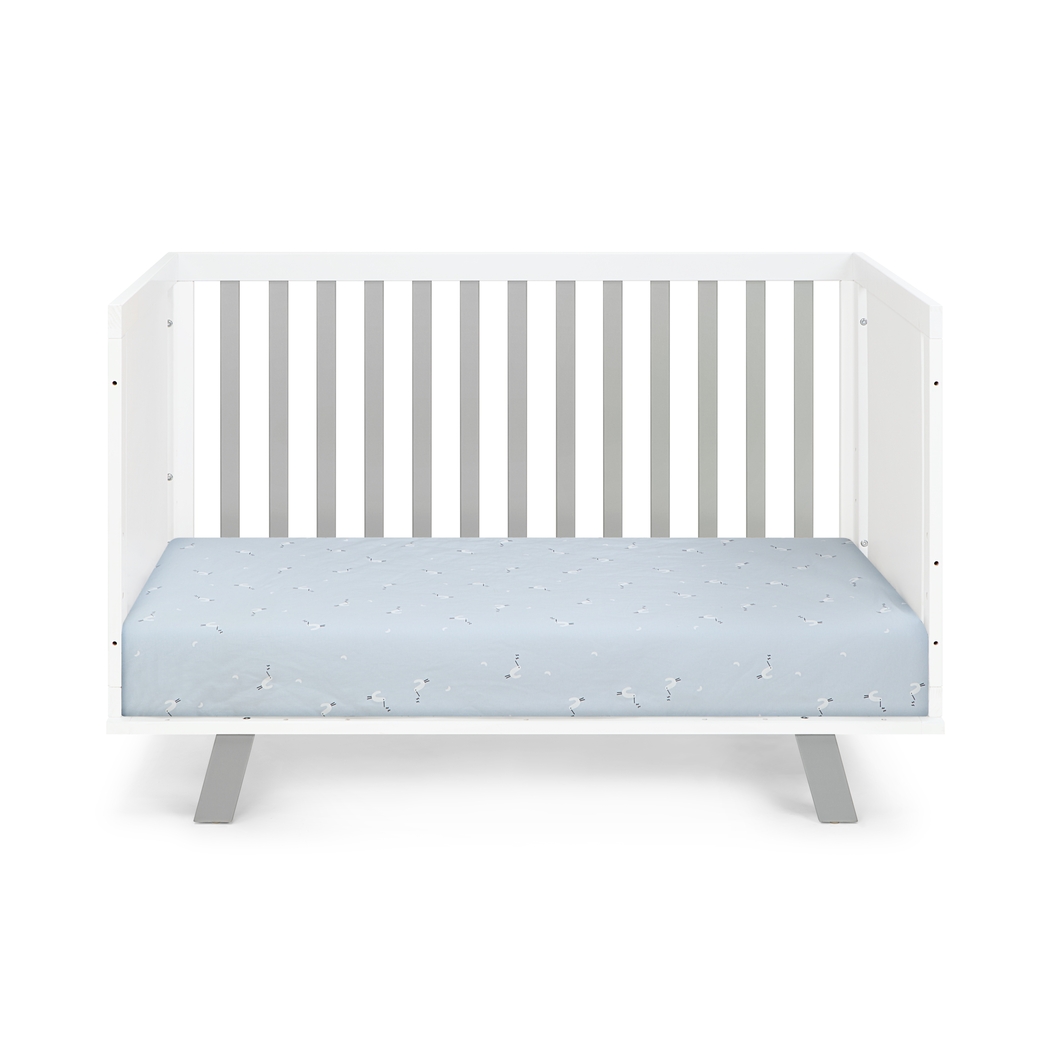 Kids Delavan White/Gray Crib - Thumbnail - Image 2