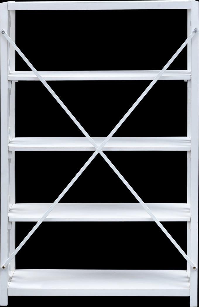 Delaville White Bookcase - Thumbnail - Image 3