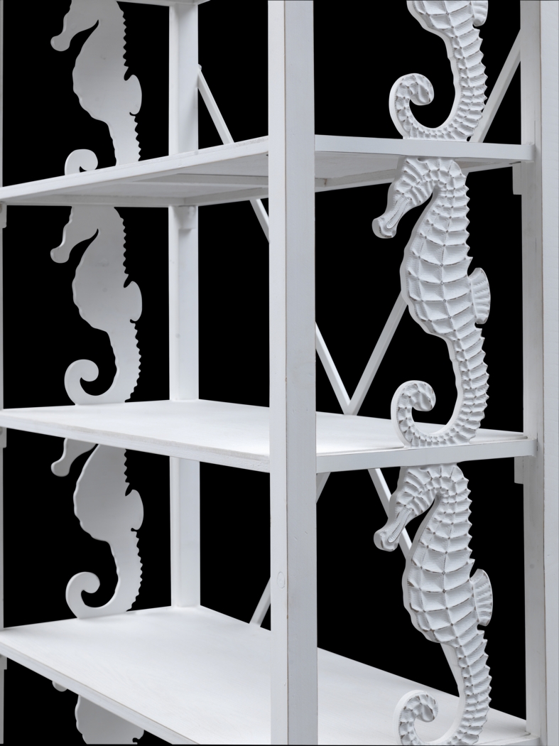 Delaville White Bookcase - Thumbnail - Image 5