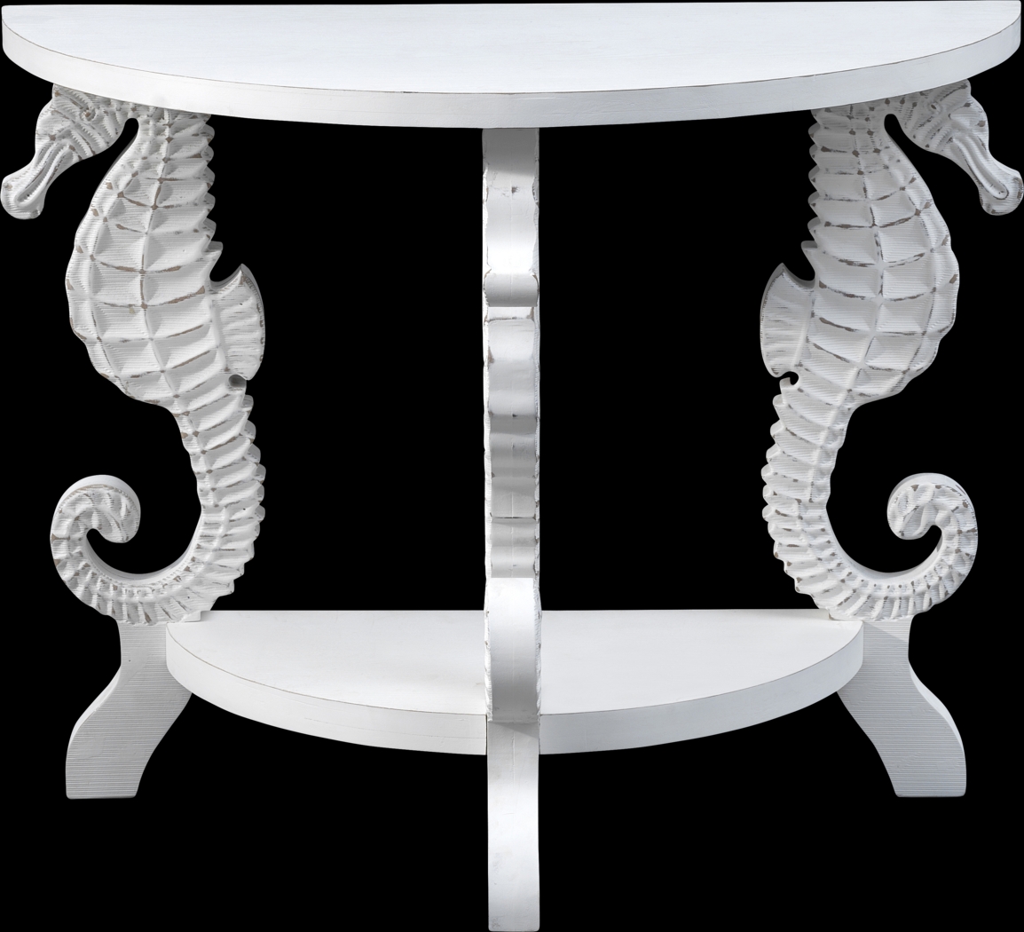 Delaville White Console Table - Thumbnail - Image 2