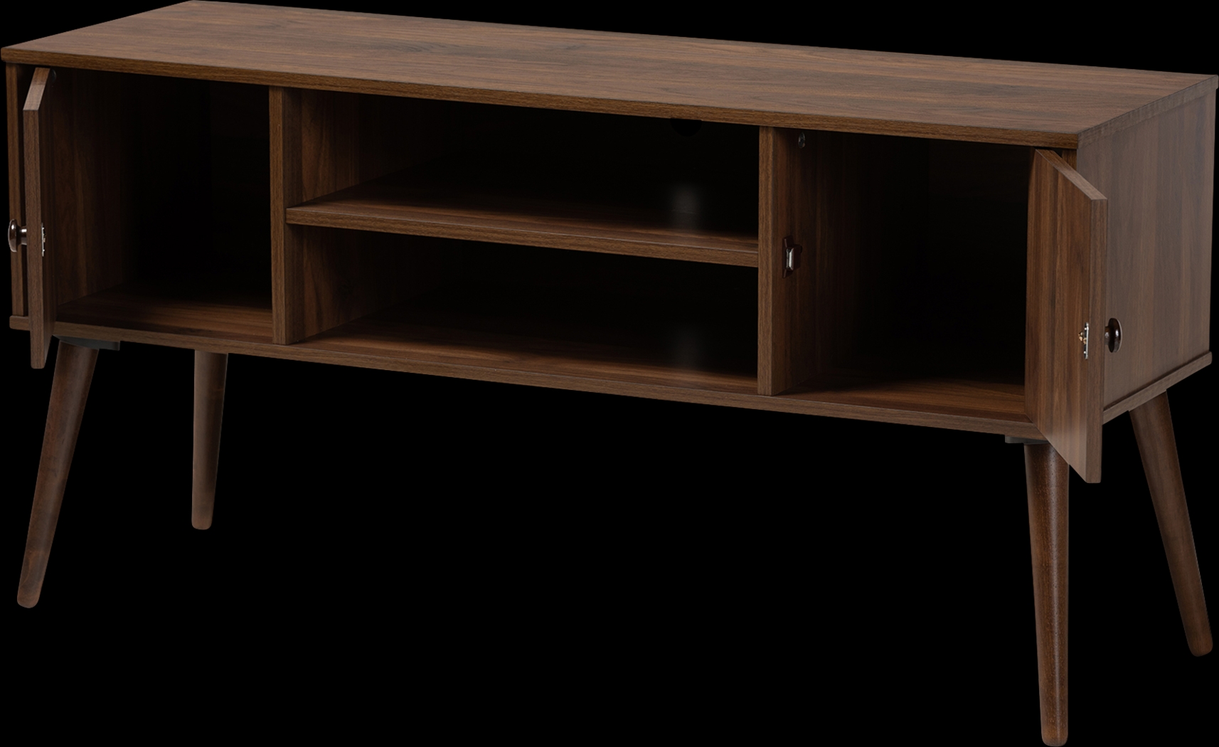 Delcain Walnut 47 in. Console - Thumbnail - Image 2