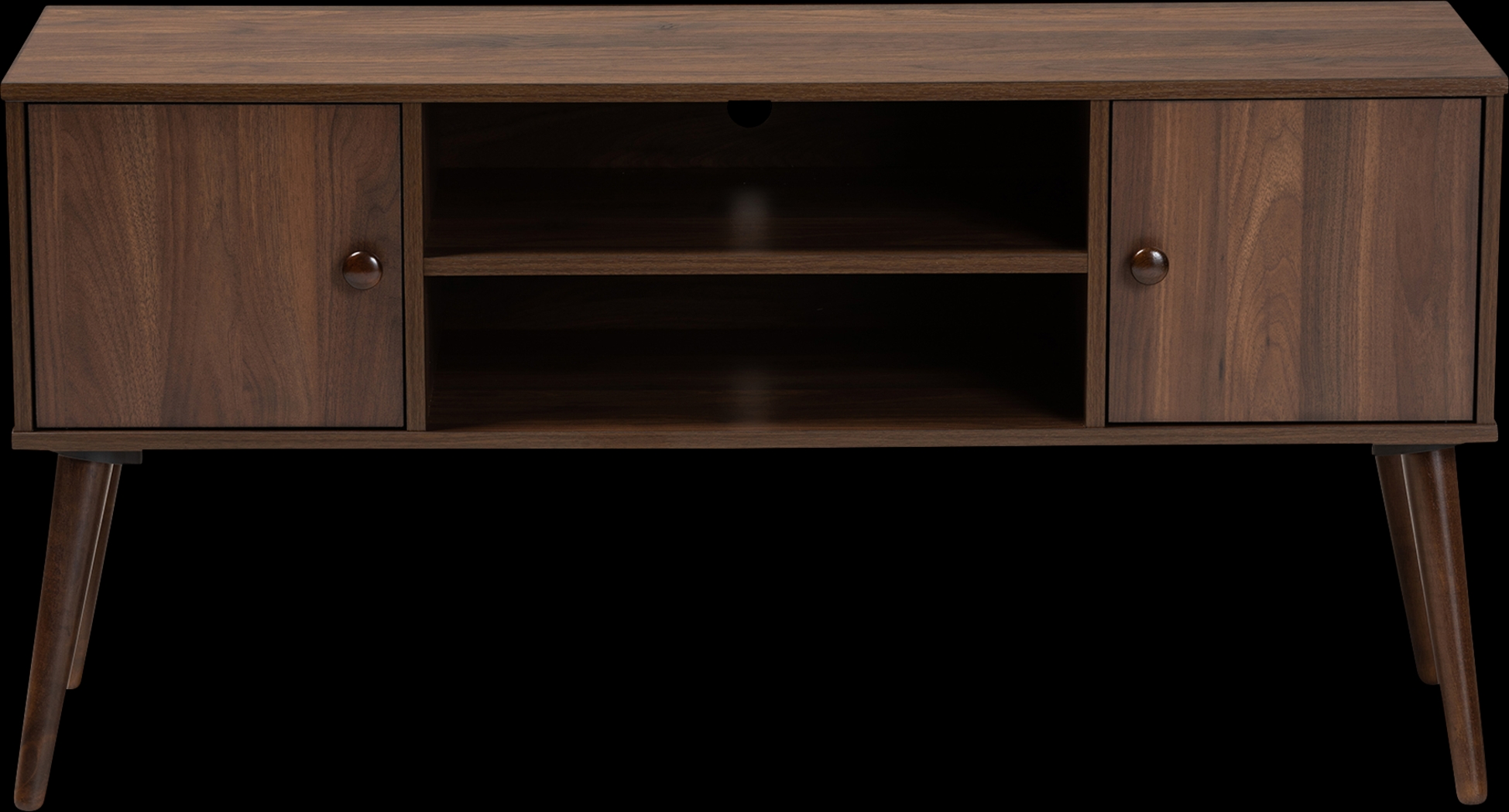 Delcain Walnut 47 in. Console - Thumbnail - Image 3