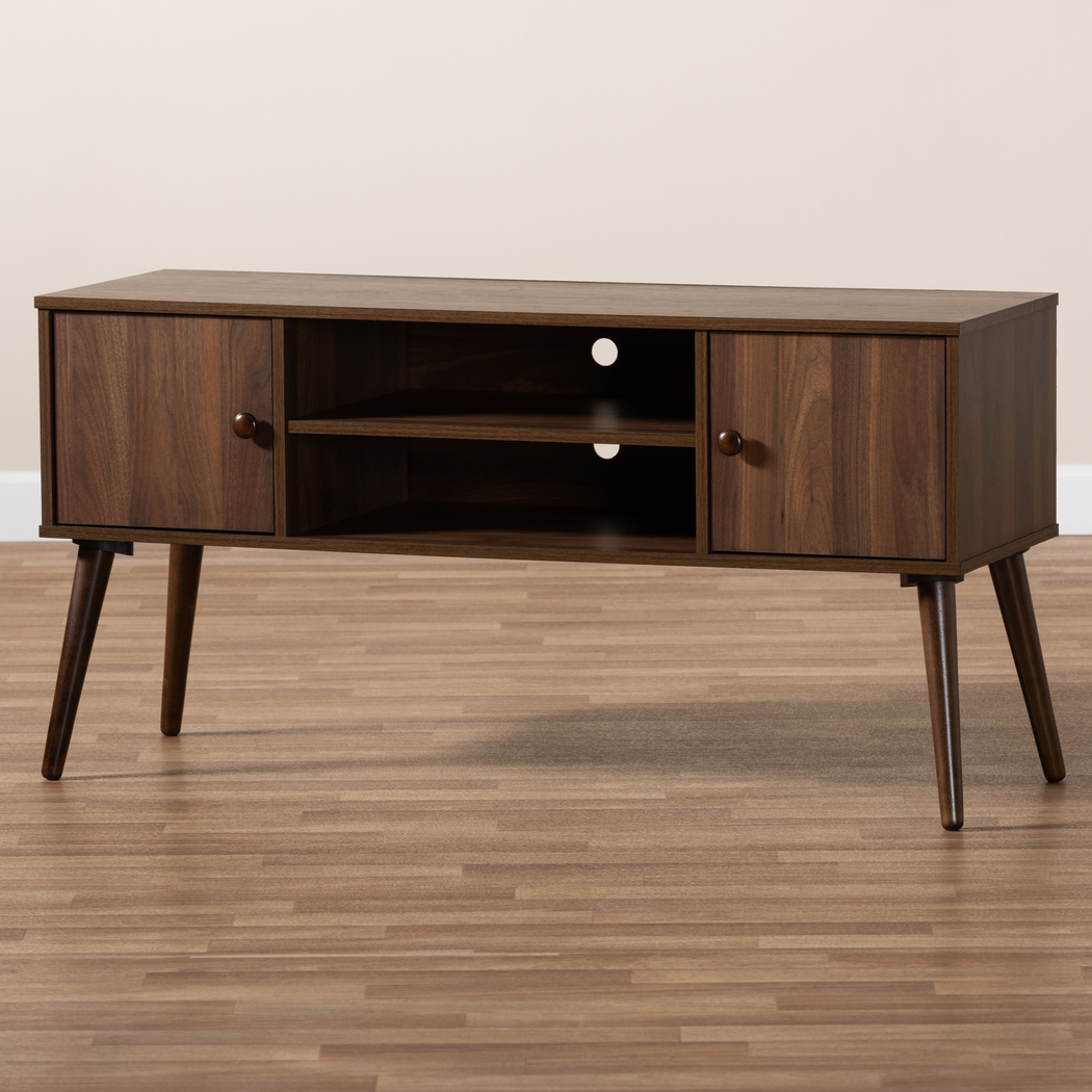 Delcain Walnut 47 in. Console - Thumbnail - Image 8