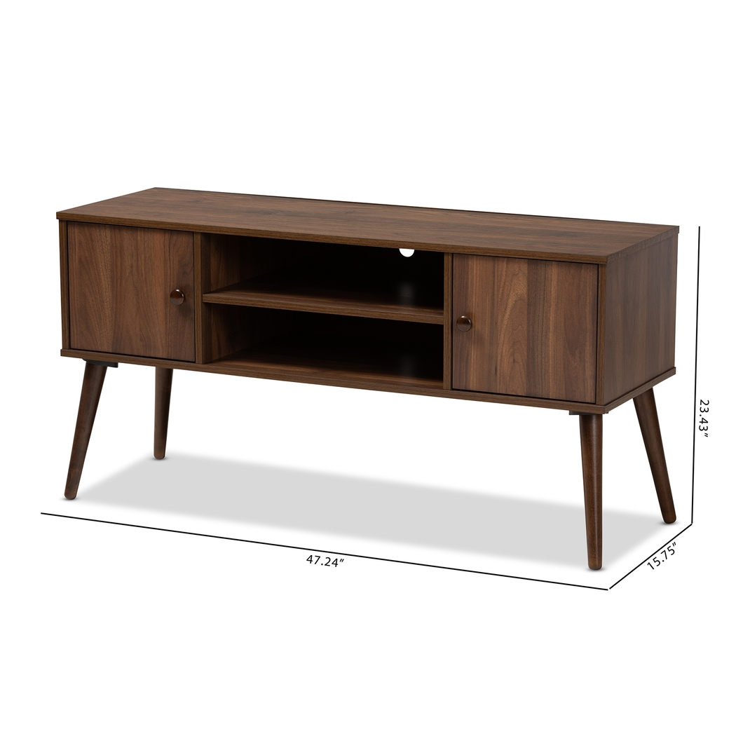Delcain Walnut 47 in. Console - Thumbnail - Image 9