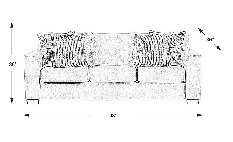 Dimension Image. Please refer to the Dimension Tab on this page for dimension details.