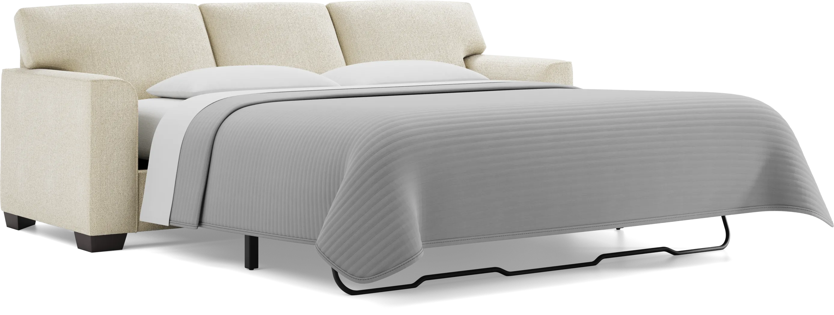 Delcrest White Sleeper Sofa - Thumbnail - Image 2