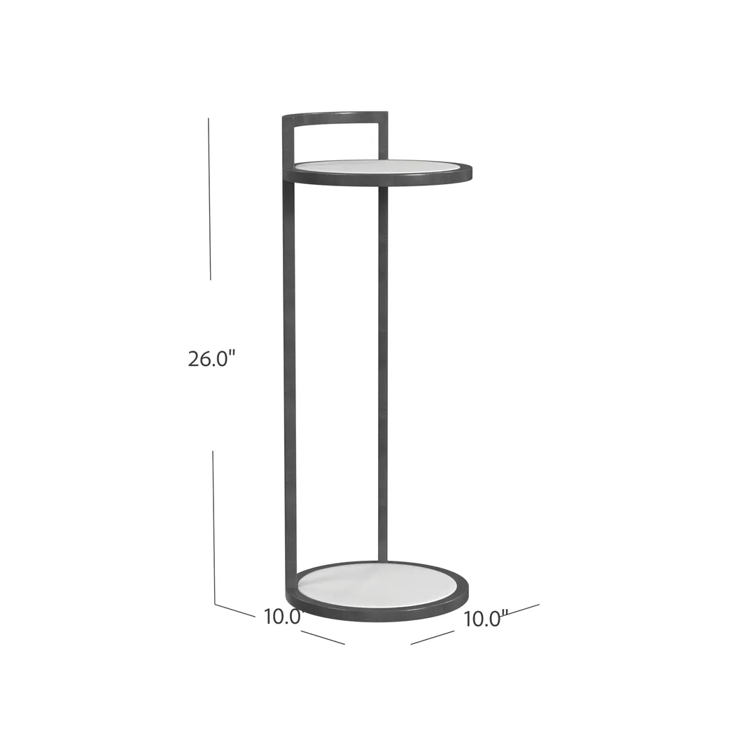 Deldorf Black Accent Table - Thumbnail - Image 7