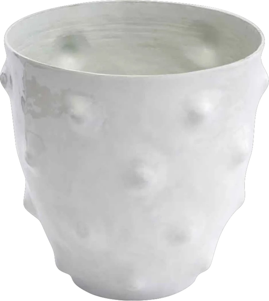 Delen White Short Vase - Thumbnail - Image 1