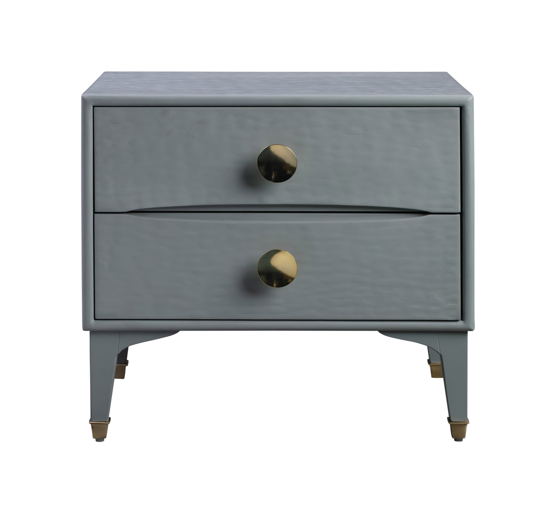 Delera Gray Nightstand - Thumbnail - Image 2